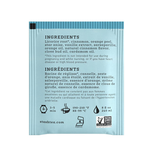 Stash Tea Licorice Spice Herbal Tea, 100 Tea Bags Box