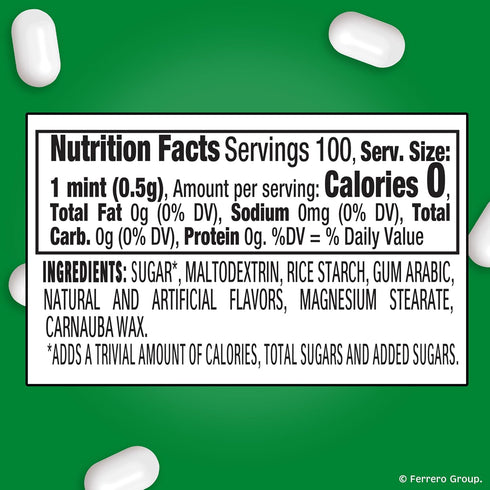 100 12 Pack, 1.7 oz Tic Tac Freshmints, On-the-Go Breath Mints, Pocket-Sized Mints, pieces, Bulk Each