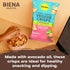 4-Pack, 4 BIENA Tasty Thins Veggie Crisps - Made with Avocado Oil - Low Calorie Veggie Chips for Adults and Kids