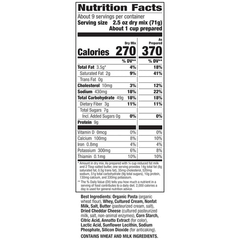 Annie's Macaroni and Cheese Dinner, Classic Mild Cheddar, 4ct, 24 oz.