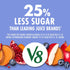 V8 100% 46 Oz Blends Juice Pomegranate Blueberry Juice, Fruit and Vegetable Juice Blend, Fl Bottle