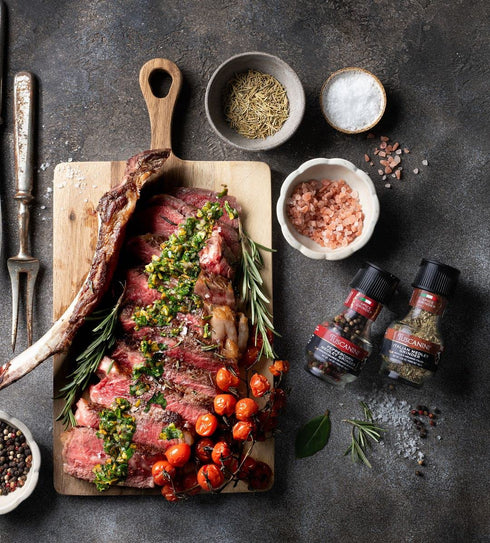 Tuscanini Premium Italian Medley Spice Grinder, 56oz Freshly Ground Italian Seasoning, Product of Italy