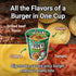 3.35 oz (Pack 6) Nongshim Shin Ramyun Burger Hero, Spicy Instant Noodle Cup, Hamburger Taste