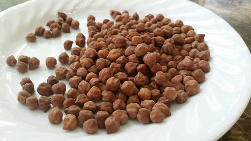 2 100% Jiva Organics Organic Kala Chana Pound Bulk Bag - Black Gram, Desi Black Chickpeas, Natural & Non-GMO