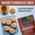 Viva Naturals Organic Cacao Nibs, 8 oz (227 g) - Keto Friendly and Vegan, Unsweetened Chocolate Chip Substitute, Perfect for Gluten Free Baking, Cacao Nib Smoothies and More, Non-GMO and Gluten-Free