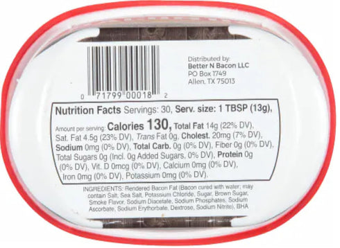 Generic 14 oz (1 Spoon)(pack 14oz Authentic Bacon Grease Rendered Bacon Fat Bacon Up Bundle with wood spoon to perfect