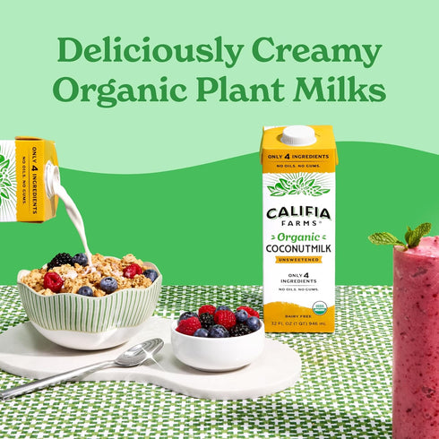 32 Oz Califia Farms Organic Coconut Milk, Fl