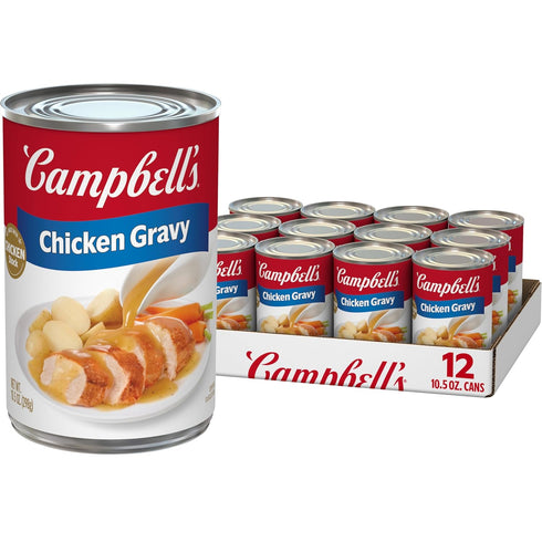 Campbells Chicken Gravy, 10.5 oz Can (12 Pack)
