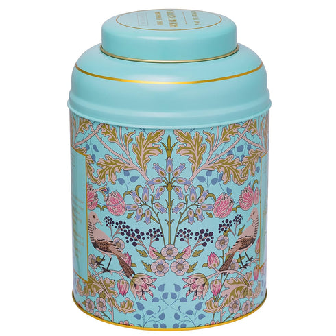 240 New English Teas Song Thrush & Berries Tea Tin in Mint Green with English Breakfast Teabags