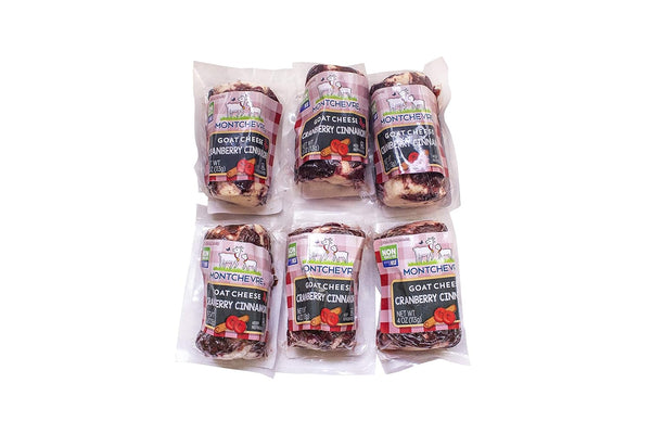 Montchevre Montechevre Goat Cheese, Cranberry Cinnamon, 4 Oz (Pack Of 6)