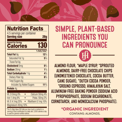 Healing Home Foods 4.5oz (3Pack) Mocha Biscotti Italian Cookies, Gluten Free, Dairy Free, Gourmet Chocolate & Coffee