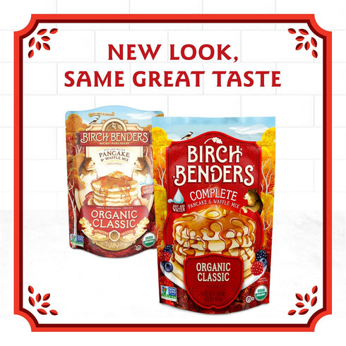16 oz (Pack 2) Birch Benders Organic Classic Pancake and Waffle Mix