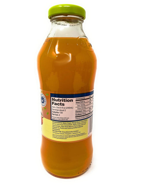 Grace 16oz, 6 Pack Tropical Rhythms Island Mango Jamaican Fruit Juice