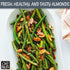 Oh Nuts Raw Almonds Bulk Pack - Almond Nuts for Snacking & Baking, High-Protein Sliced Almonds