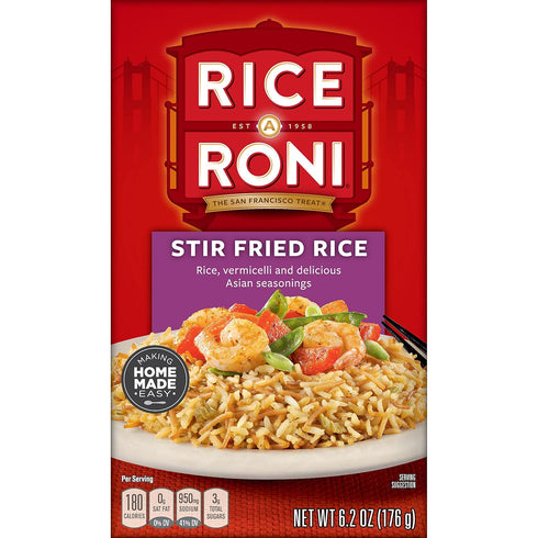 (Packaging 6.2 Oz Rice-A-Roni Fried Rice and Vermicelli Mix, May Vary)