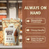 10 OZ Snackathon Toffee Bits, Coarse Grind, Bulk Resealable Bag, Sweet & Crunchy Butter Toffee Pieces for Ice Cream