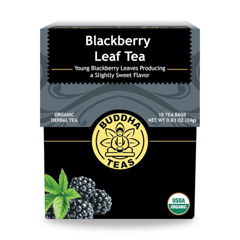 Buddha Teas Organic Blackberry Leaf Tea - OU Kosher, USDA Organic, 18 Bleach-Free Tea Bags