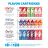 Pack 18-Pack Cirkul Variety Bundle, Flavored Water Cartridge (LifeSip, FitSip, GoSip), No Sugar, Zero Calorie Drink Mix
