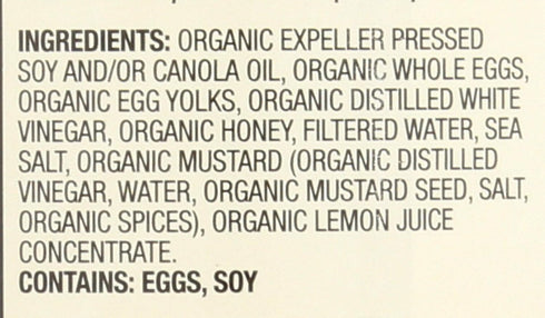 32 Spectrum Naturals Organic Soy Mayonnaise, Ounce
