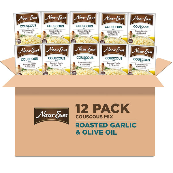 Near East Couscous Mix, Roasted Garlic & Olive Oil, 5.8 Oz, Pack