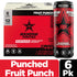 12 oz (6 Pack) Rockstar Punched Energy Drink, Fruit Punch, fl Cans