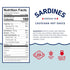 3.75 oz (Pack 12) 14g Beach Cliff Wild Caught Sardines in Louisiana Hot Sauce, Can of - Protein per Serving - Gluten