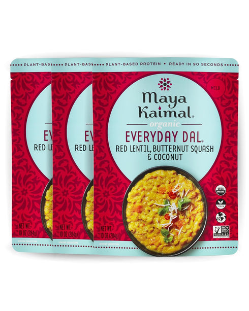 Maya Kaimal Organic Indian Foods | Red Lentil Everyday Dal | 10oz