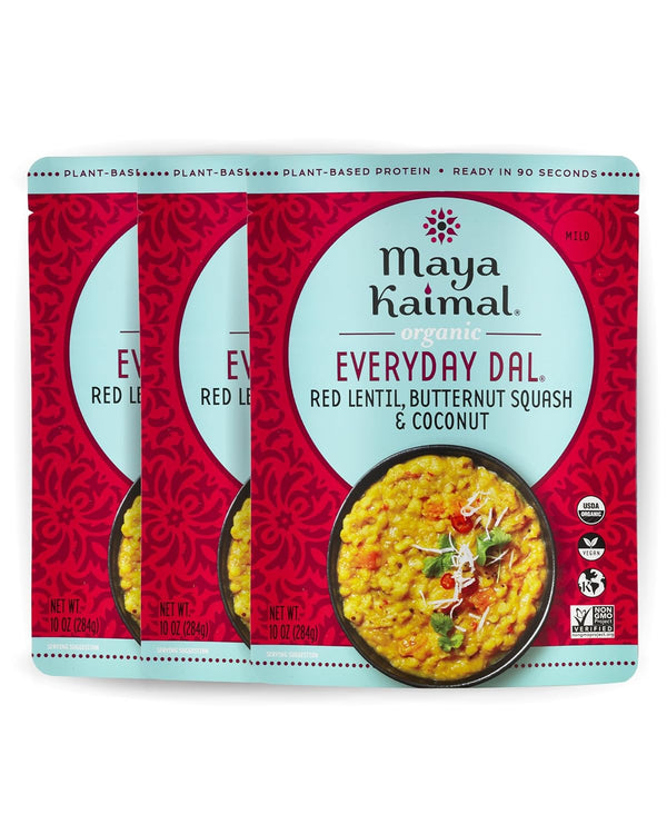 Maya Kaimal Organic Indian Foods | Red Lentil Everyday Dal | 10oz