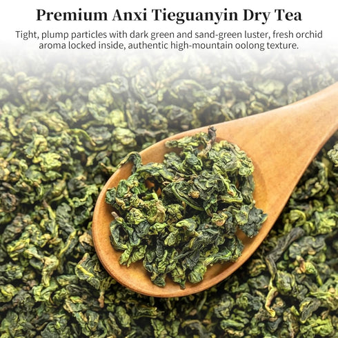 5.29oz/150g Yuexi Tie Guan Yin Oolong Tea Loose Leaf, Authentic Fujian Chinese High Mountain Iron Goddess of Mercy Tea