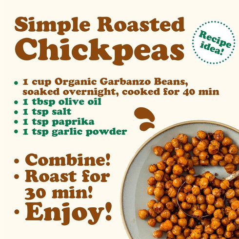 2 Food to Live Organic Garbanzo Beans, Pounds Dried Chickpeas, Non-GMO, Kosher, Raw, Sproutable, Bulk