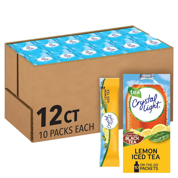 Crystal Light Lemon Iced Tea Naturally Flavored with other natural flavor Powdered