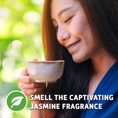 4oz (113g) Sou Zen Jasmine Green Tea Loose Leaf Blend | Premium Quality Tea Leaves and Flowers | Raw with Naturally