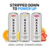 12oz (Pack 12) Naked Sparkling Energy Drink - Strawberry Lemonade, Organic Caffeine, Organic Lemon Juice, Zero Sugar