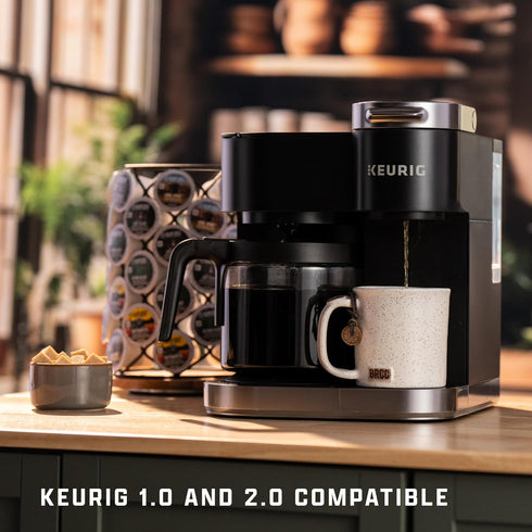 32 Count, 1.0 2.0 Black Rifle Coffee Company CAF, Medium Roast K Cups - Single Serve K Cups Coffee Pods - Kcup Pods