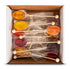 TULLIPAK 10 10 HONEY Candy Spoons Edible Stirring Spoons for Hot Beverages & Desserts | Spoons FLAVORS Variety Gift Box