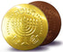 3 Pack 3" Hanukkah Gelt Chocolate Coins - XL Kosher Milk Chocolate Coins Nut Free, Dairy - Jumbo Hanukkah Chocolate