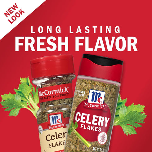 0.5 oz (Pack 6) McCormick Celery Flakes