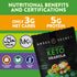 11 oz (1 Pack) Andes Secret Matcha Powder Granola - Almonds, Hazelnuts - Keto High Protein Granola with No Sugar, Grain
