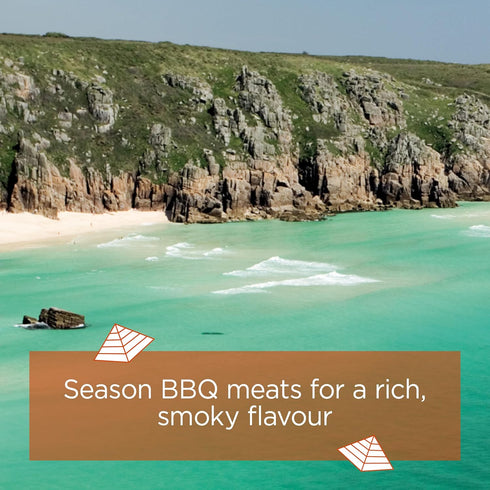 1.8 oz (Pack 2) Cornish Sea Salt Smoky Flakes | Cooking & Hydration | Hand-Harvested in Celtic Waters | Resealable Tub
