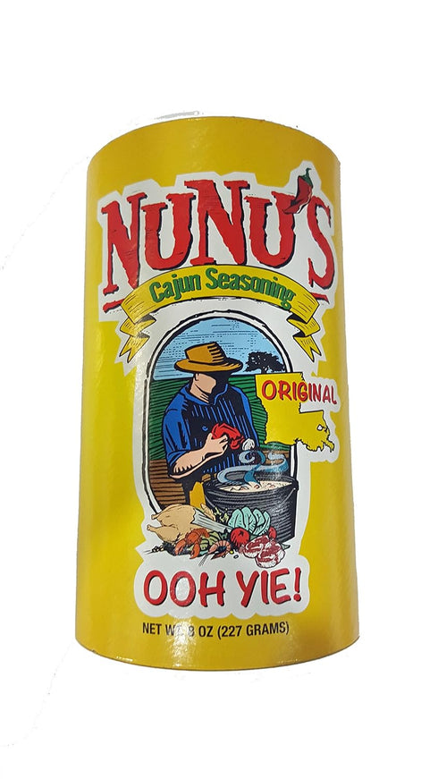 NuNu's Cajun Seasoning Original, 8 Ounce