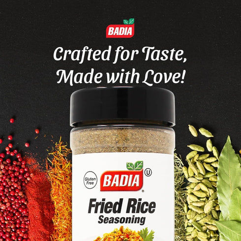 6 oz Badia Fried Rice Seasoning, Asian-Inspired Spice Blend for Homemade Fried Rice, Stir-Fries & Noodles With Garlic
