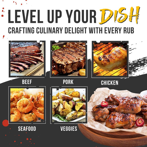 2lb Lane's Signature BBQ Seasoning Rub, All-Natural BBQ Seasonings and Rubs, Perfect for Beef, Meat, Chicken & Pork Rub