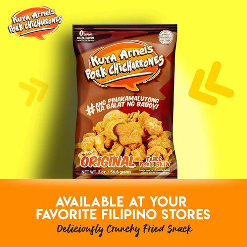 Kuya Arnel's Crispy Pork Chicharrones Snack
