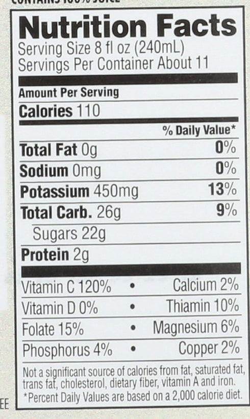 365 by Whole Foods Market 89 Oz , Organic Pulp Free Orange Juice, Fl