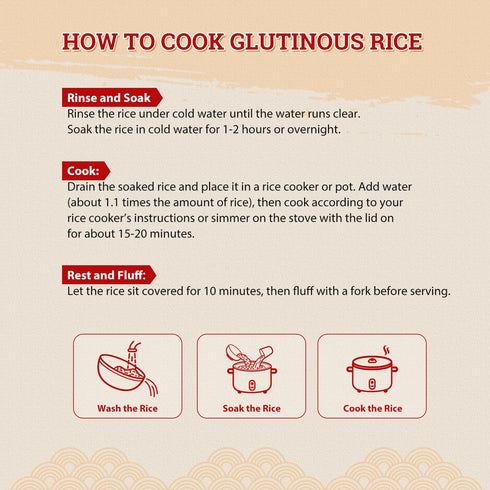 52USA 2 (32 907g (Pack 1), Sweet Sticky Rice Pound Ounce), Premium Glutinous Rice of Gluten-Free, Vegan, All Natural