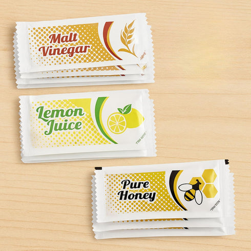 Vallary Honey, Lemon Juice & Malt Vinegar Variety Pack 30 Count (10 Each)