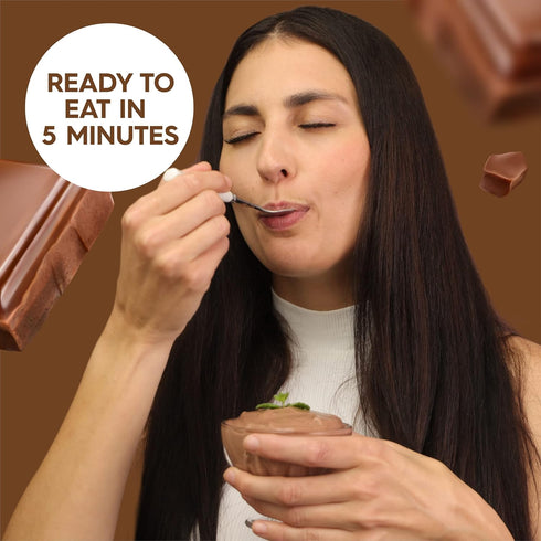 Simply Delish Natural Instant Chocolate Pudding, Sugar Free, Vegan, Keto Friendly, 1.7 OZ (Single Pack)
