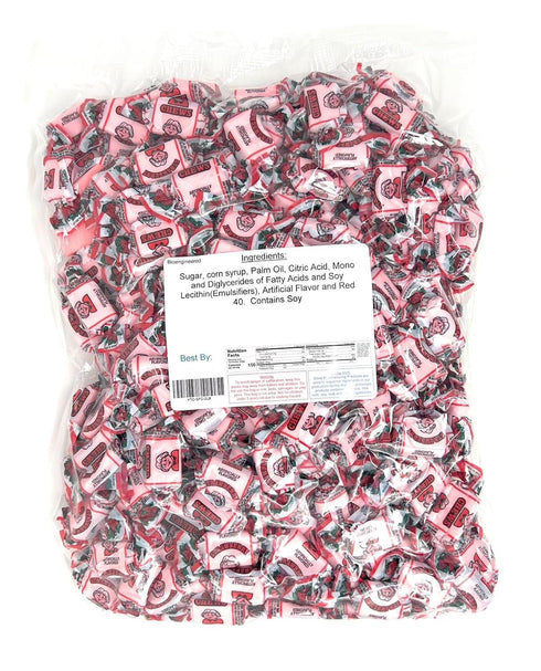 2 Strawberry Flavored Fruit Chews, Pounds Bulk