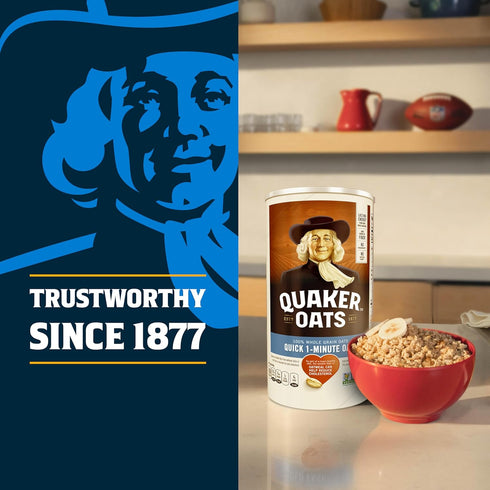 18 oz Quaker Oats Quick Oats Oatmeal