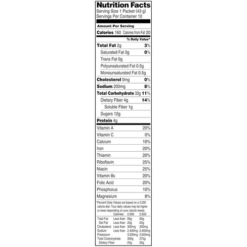 15.1 (Pack 4) Quaker Instant Oatmeal, Apples & Cinnamon, Breakfast Cereal, Ounce